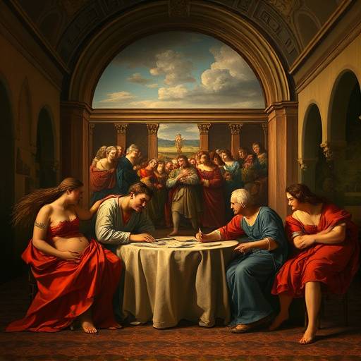 Un'immagine rappresentativa dell'arte italiana, forse un dipinto rinascimentale o una scultura.